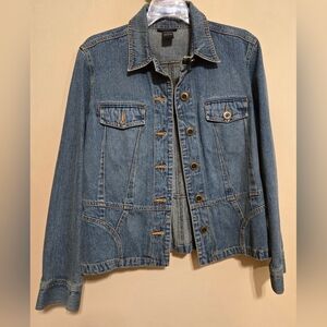 The Limited Denim Jean Jacket Size L EUC  Y2K